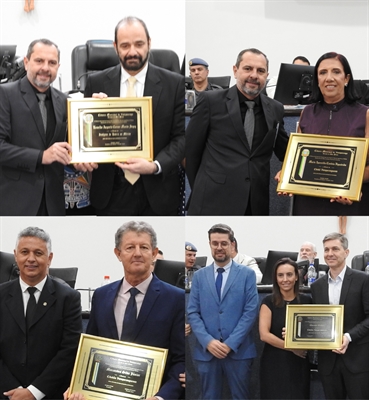 Sessão Solene da Câmara reúne autoridades estaduais para homenagear personalidades