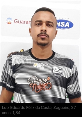 Luiz Eduardo Félix da Costa nasceu em Guaíra-SP e tem 1,84m de altura (Foto: CAV)