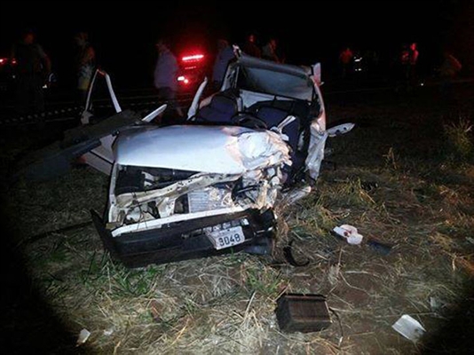 Carro com placa da cidade se envolve em acidente fatal