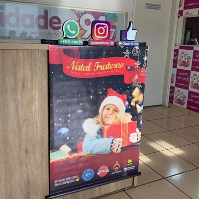 Rádio Cidade FM é um dos pontos de coleta para as doações dos brinquedos para os atendidos em instituições (A Cidade)