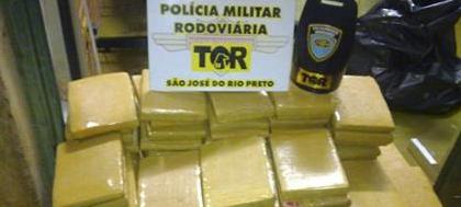 TOR apreende meia tonelada de maconha  