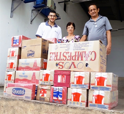 O casal Antônio Rubens Gomes Ribeiro e Eva Rosa Ribeiro é querido por todos pela Santa Casa de Votuporanga (Foto: Santa Casa)