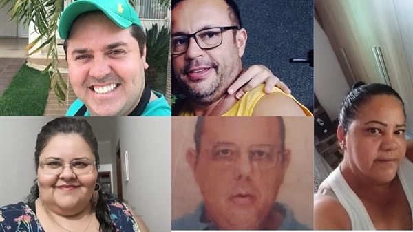 Anderson de Camargo, Roseli Salgueiro, José Vicente, Joana Delfino e Jonas de Faria estão entre as vítimas que constaram no informe (Fotos: Arquivo pessoal)