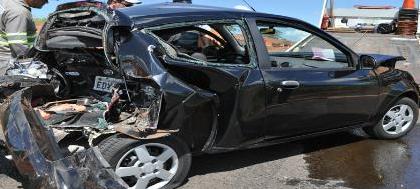 Sequência de batidas envolve seis veículos na rodovia