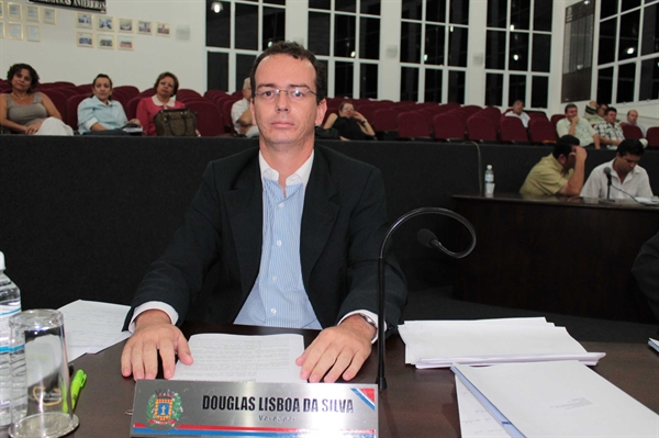 Douglas Lisboa pediu exoneração da Procuradoria-Geral do Município para voltar à Câmara de vereadores  (Foto: Câmara Municipal)