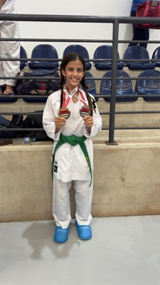 Duda Faria vence Campeonato Paulista de Caratê e se classifica para o Brasileiro em Brasília-DF