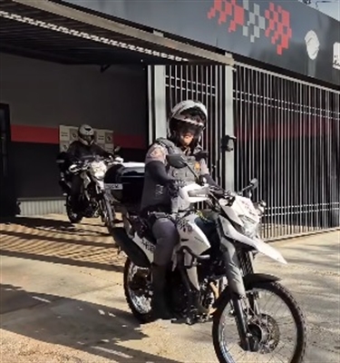 A Polícia Militar, com o apoio da Prefeitura Municipal de Valentim Gentil, por meio da atividade delegada, iniciou o reforço da segurança no município  (Foto: Prefeitura de Valentim Gentil)