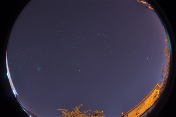 Fotógrafo registra corpos celestes em céu claro de Santos (SP) (Foto: Arquivo Pessoal/Jamil Vila Nova)