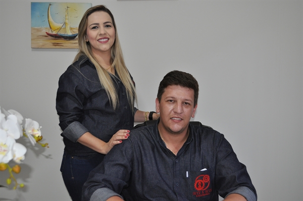 Leticia Mabily Pinto e seu irmão Bruno Rodrigo Pinto fundadores da Sete e Sete Engenharia (Foto: A Cidade)