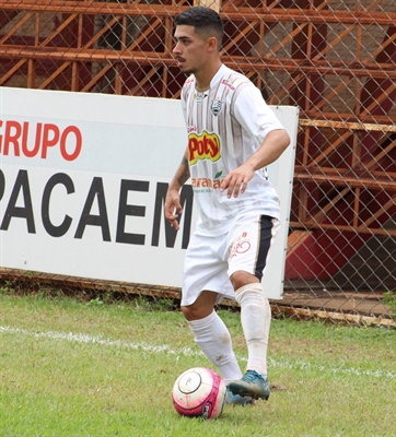 Léo Aquino, que entrou no segundo tempo, fez o gol da vitória do CAV (Foto: Rafael Nascimento/CAV)