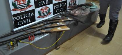 Operação "Ártemis" apreende armas em Álvares
