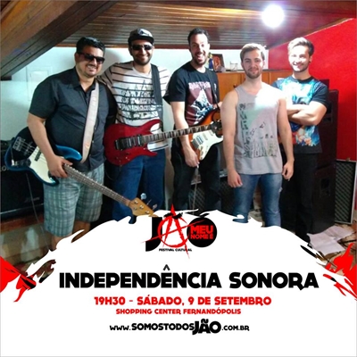 A banda votuporanguense Independência Sonora se apresenta hoje no festival (Foto: Divulgação)