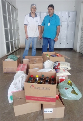 Foram destinados 500 quilos de mantimentos para o Hospital (Foto: Santa Casa)