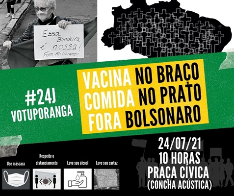  Um grupo de Votuporanga participará neste sábado do ato nacional contra o presidente Jair Bolsonaro (Foto: Divulgação)