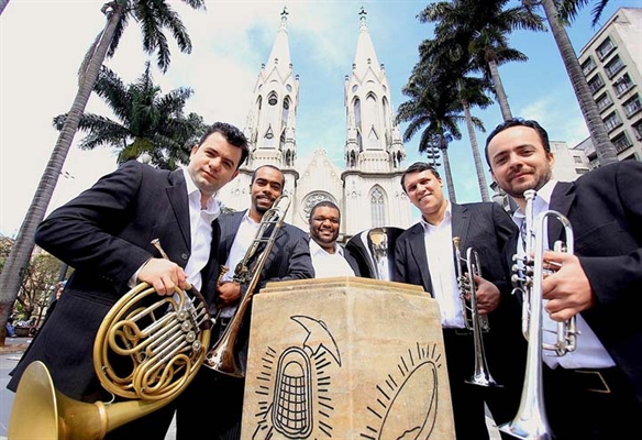 Festival de fim de ano recebe quinteto de metais hoje à noite na Concha Acústica 