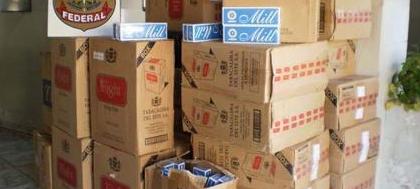 Polícia Federal combate contrabando de cigarros