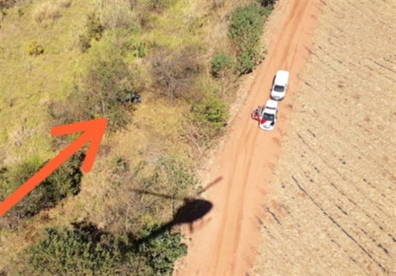 Local onde o corpo foi encontrado pela polícia (Foto: Divulgação) 