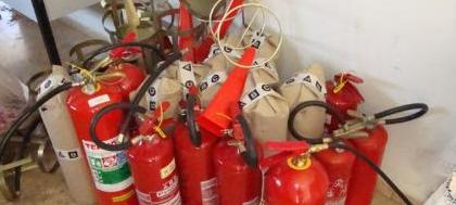 Dise acaba com comércio de extintores falsificados 