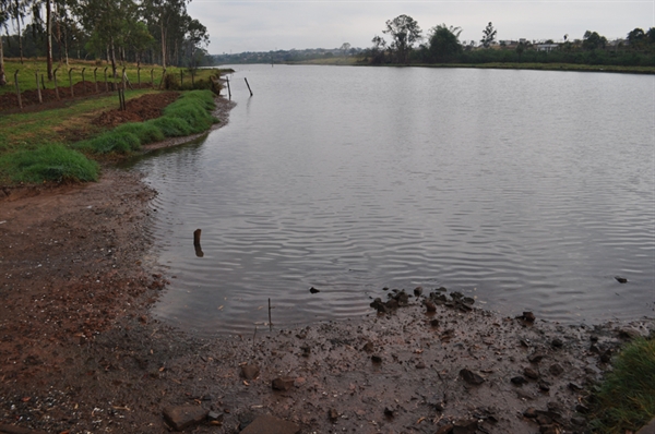 A chuva do final de semana amenizou bastante o clima seco, e o índice da represa subiu um pouco