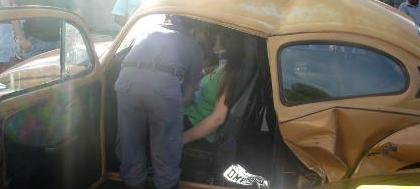 Mais um acidente no cruzamento da rua Sergipe 