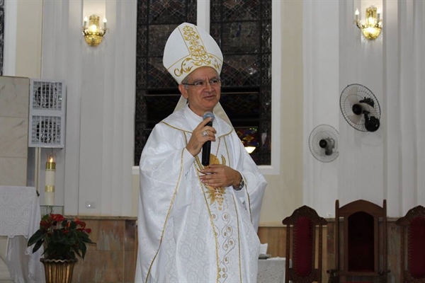 Dom Moacir foi nomeado como 1º bispo de Votuporanga pelo Papa Francisco no dia 20 de julho deste ano e na mesma data, foi criada também a nova diocese de Votuporanga (Foto: Divulgação/Pascom Catedral)