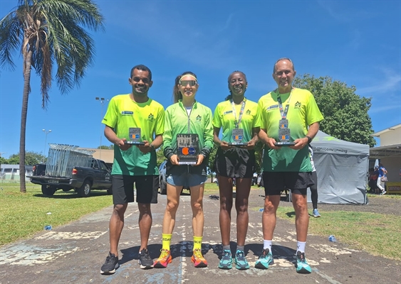 Flávio Pires, Karina Franzin, Eliete Guilherme e José Medalha conquistaram bons resultados em Avanhandava (Foto: Seesl/Avoa)
