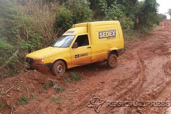 Bandido rouba veículo dos Correios com mercadorias