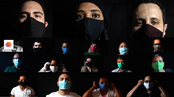  Pessoas das mais variadas áreas de atuação trabalham na campanha de conscientização que ganha força nas redes sociais  (Foto: Divulgação)