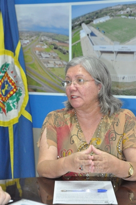 Márcia Reina, secretária municipal da Saúde, falou sobre a dengue no município (Foto: Divulgação/Prefeitura de Votuporanga)
