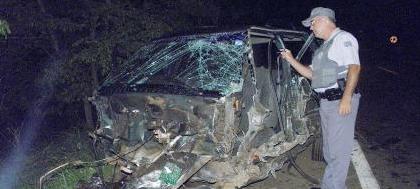 Quatro pessoas ficam gravemente feridas em acidente