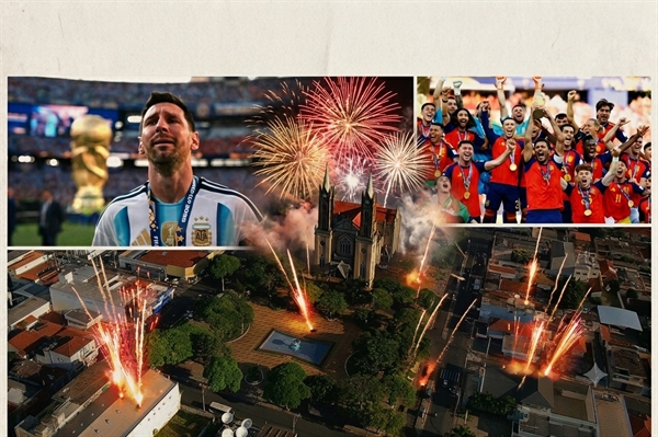 Messi chora, Espanha ganha e votuporanguenses desrespeitam lei anti fogos de artifício