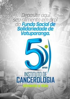 A primeira clínica de cancerologia de Votuporanga comemora cinco anos de existência e lançou uma campanha de arrecadação de alimentos (Foto: Divulgação)