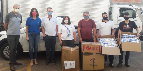 Além desta ação conjunta, o Rotary Oito de Agosto também contribuiu com uma doação em dinheiro (Foto: Divulgação/Santa Casa de Votuporanga)