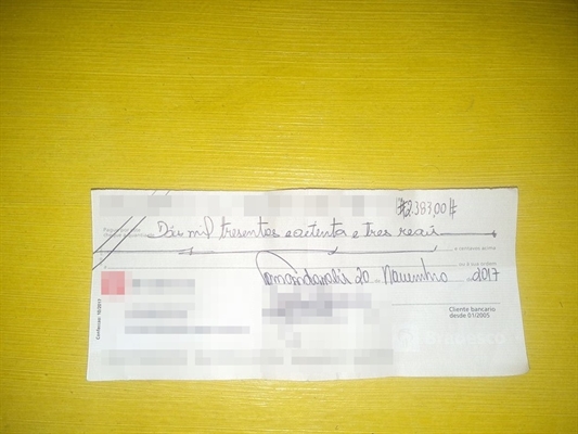 Adriel Natã Ramos, de 18 anos, encontrou cheque na rua e devolveu ao dono em Fernandópolis (Foto: Adriel Natã Ramos/Arquivo Pessoal)