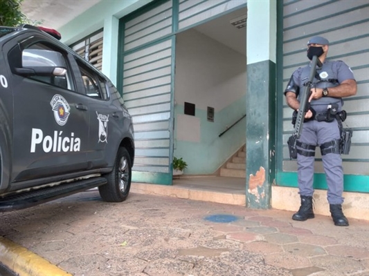 O foco da operação é a cidade de Palestina, onde o prefeito foi preso (Foto: João Selare/TV TEM)