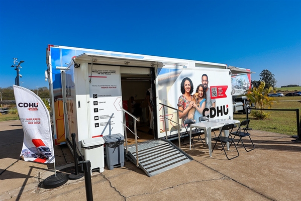 A CDHU Móvel percorre municípios de todo o Estado de São Paulo (Foto: Governo do Estado de SP)
