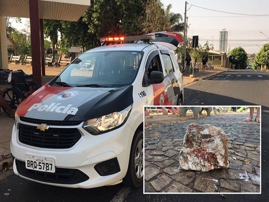 A moradora de rua que foi agredida com um pedaço de concreto na cabeça não resisitiu à gravidade dos ferimentos, em Rio Preto  (Foto: Reprodução/Região Noroeste)