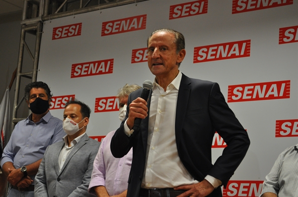 O apoio do MDB a Rodrigo Garcia para governador de São Paulo deve selar a saída de Skaf do partido e sua candidatura ao Senado (Foto: A Cidade)