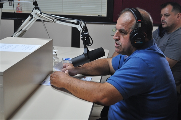 Izaque Caldeira foi o segundo candidato de Valentim Gentil a ser sabatinado pela equipe de jornalismo do Grupo Cidade (Foto: A Cidade)