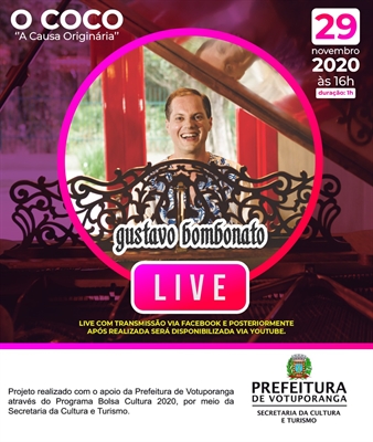 O projeto realizado com o apoio da Prefeitura de Votuporanga através do Programa Bolsa Cultura 2020 (Foto: Divulgação)