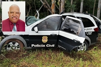 Walter Ananias Costa, morreu nesta segunda-feira (1), aos 71 anos, vítima de acidente com a viatura (Foto: Divulgação)