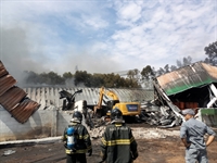 Incêndio atinge mais uma vez a Mejan Ambiental e destrói barracão recém-reconstruído