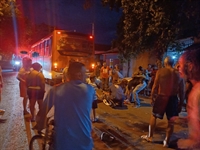 Ciclista fica gravemente ferido após ser atropelado por ônibus em Votuporanga