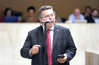 O deputado Carlão Pignatari (PSDB) esteve em Barretos na comitiva do governador Tarcísio de Freitas. (Foto: Governo de São Paulo)