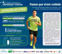 Solidariedade: inscritos na “3ª Corrida e Caminhada em Prevenção ao Câncer” podem doar 1 litro de leite no ato da troca do kit