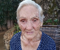 Falece Benedicta Maria Llatorre Topasso, aos 92 anos 