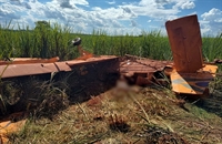 O acidente ocorreu em uma propriedade rural localizada a cerca de 15 km do município, na região de Rio Preto (Foto: Divulgação)