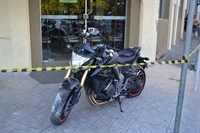 Jovem morre após bater moto em restaurante em Novo Horizonte (Foto: Talles Freitas)