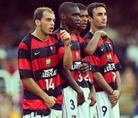 Maurinho, Juan, Felipe Melo e Leandro Machado (Foto: Reprodução Internet)