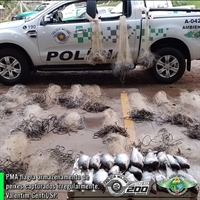 A ação foi desencadeada após a polícia receber uma denúncia sobre atividades pesqueiras ilegais na região (Foto: Divulgação)